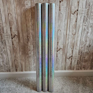 Silver Rainbow Wrapping Paper 3 Rolls